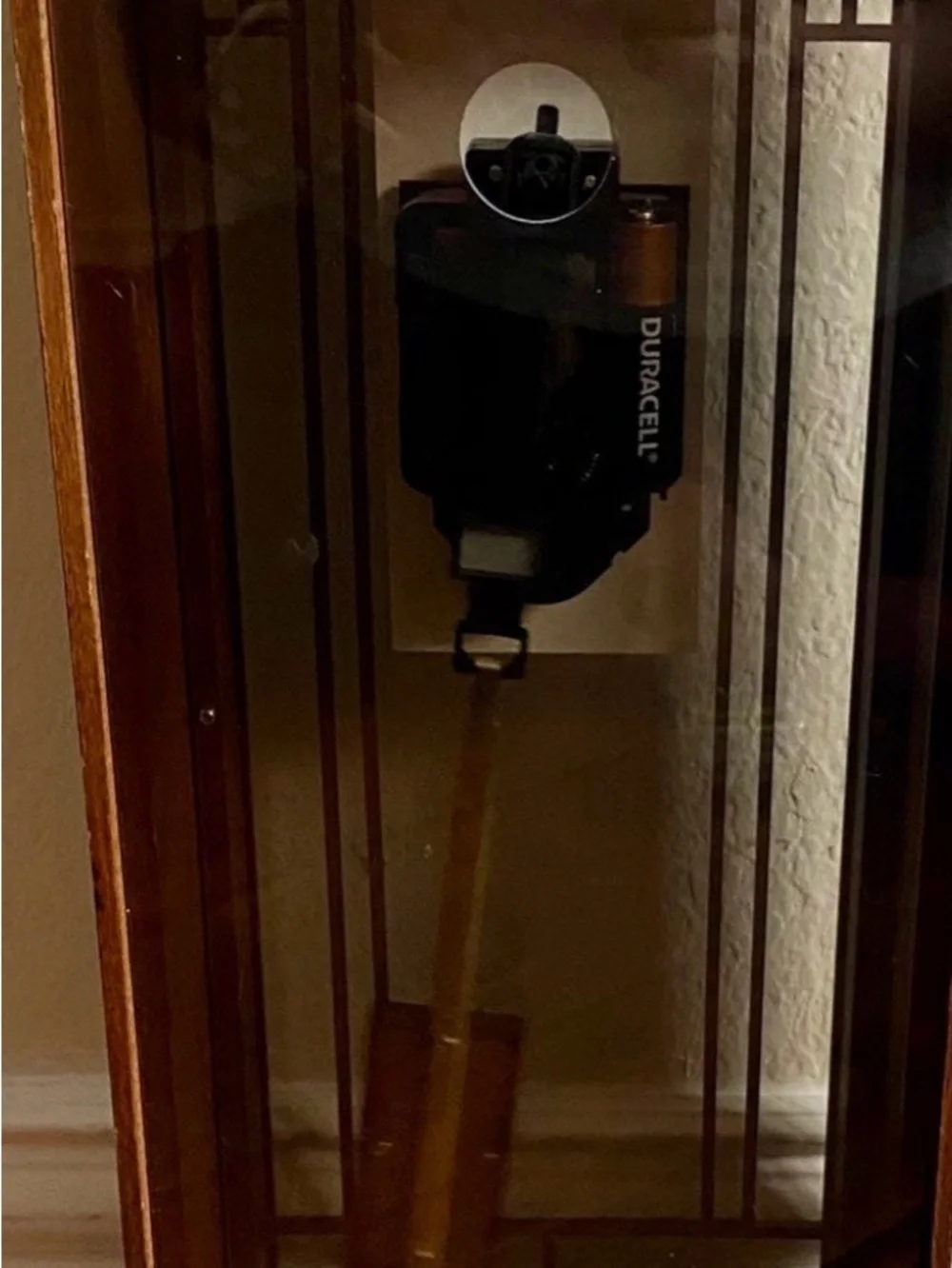 Bulova B1852 Frank Lloyd Wright Collection Wood Pendulum Clock